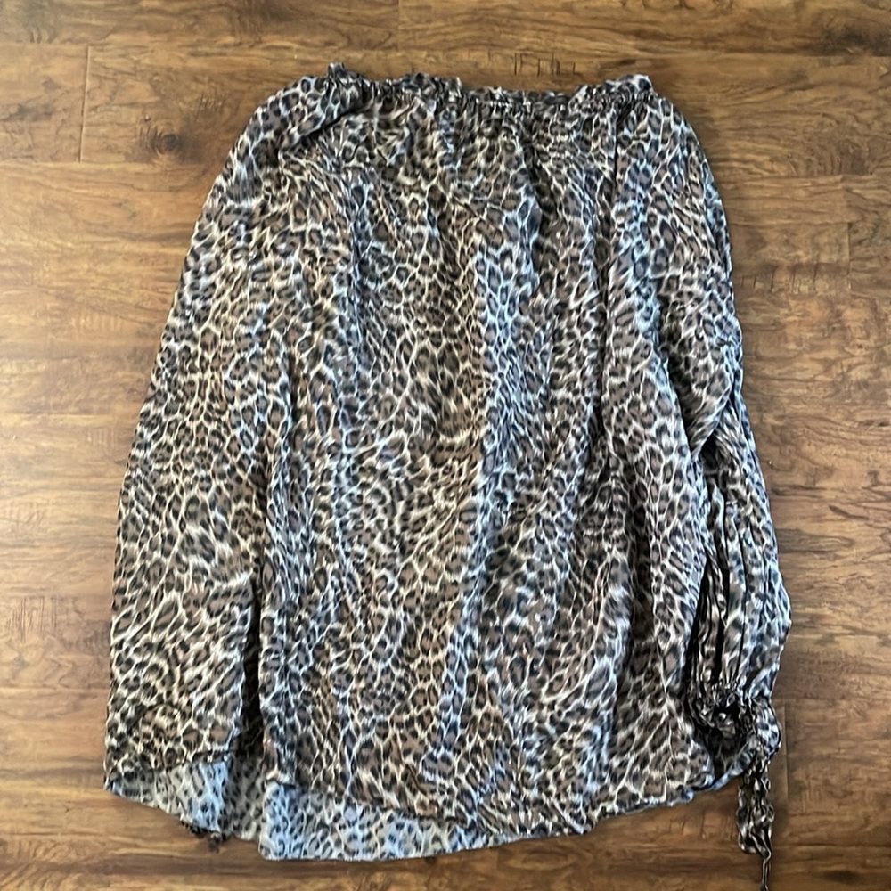 Zimmermann Suraya leopard silk tunic top - Picture 14 of 14